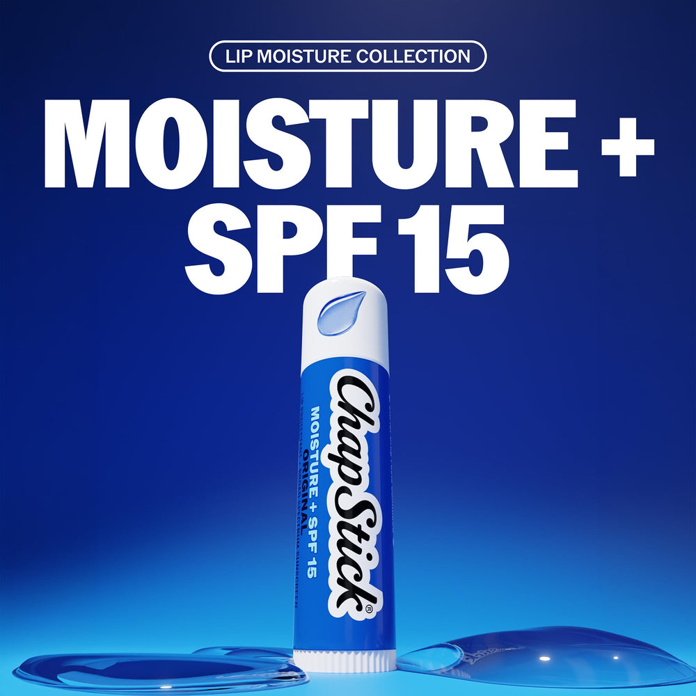 ChapStick single stick open with visible balm for easy application and hydration