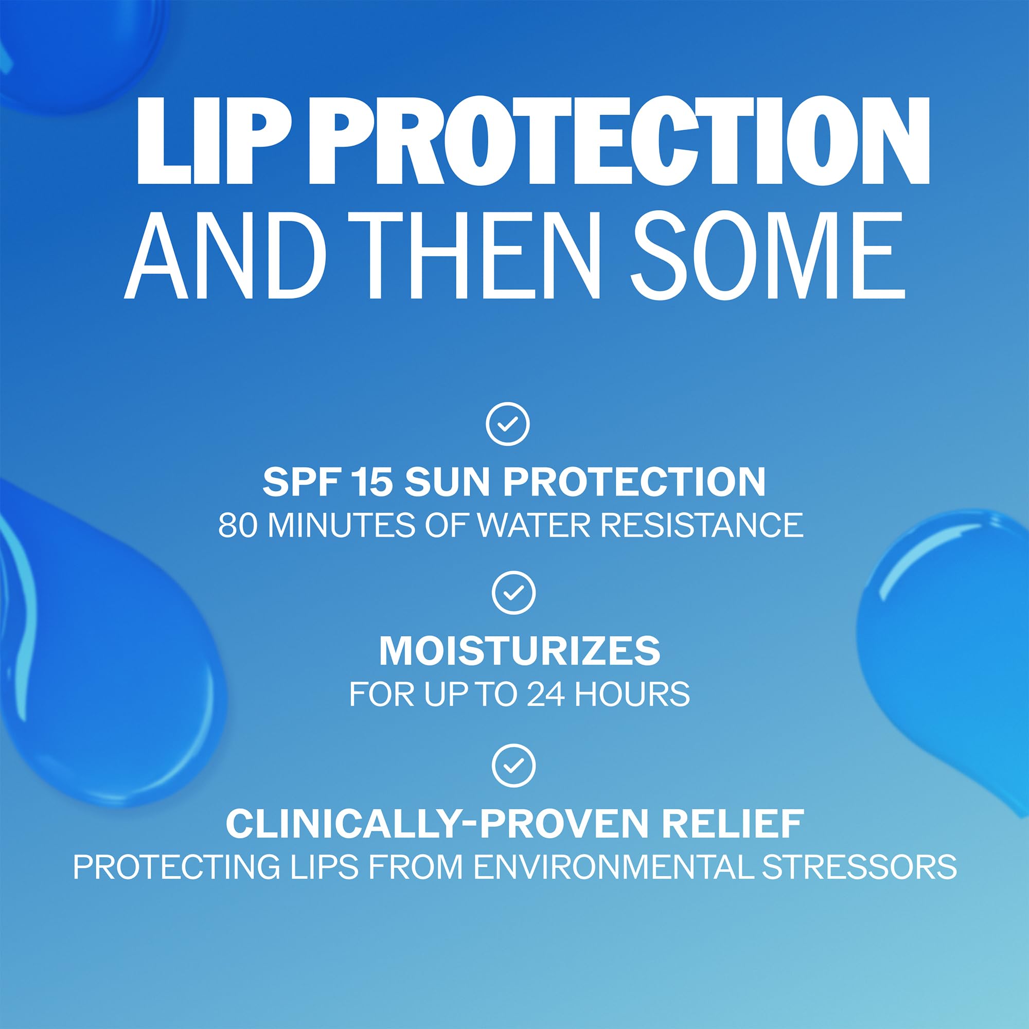 ChapStick sticks held in hand to show portability and quick on-the-go use