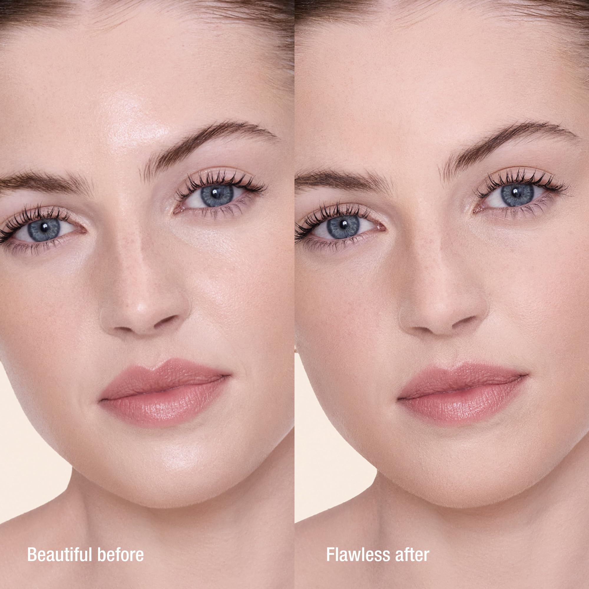Charlotte Tilbury compact and refill layout showing eco-friendly refill convenience