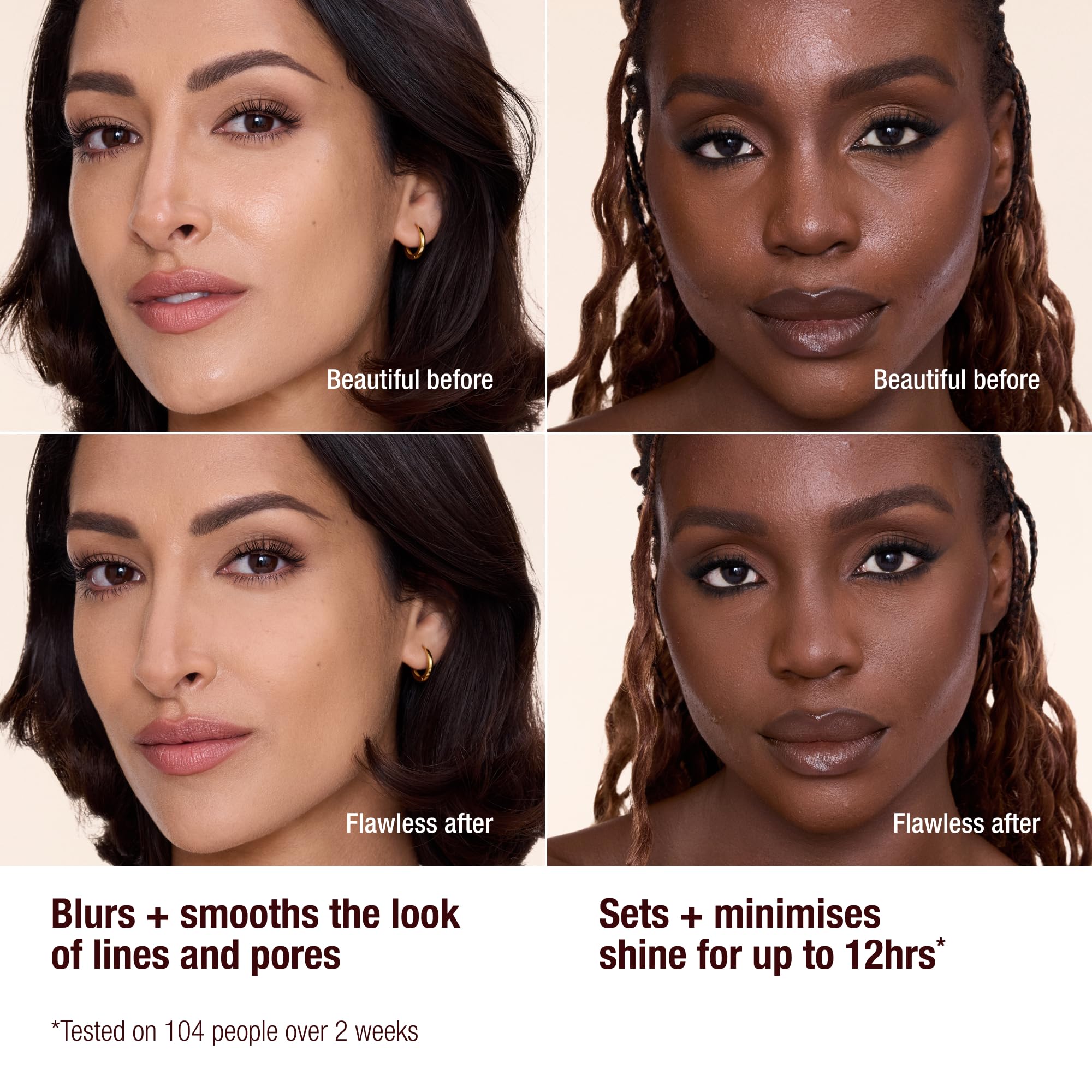 Charlotte Tilbury ingredients rose wax and almond oil spotlighting hydration benefit
