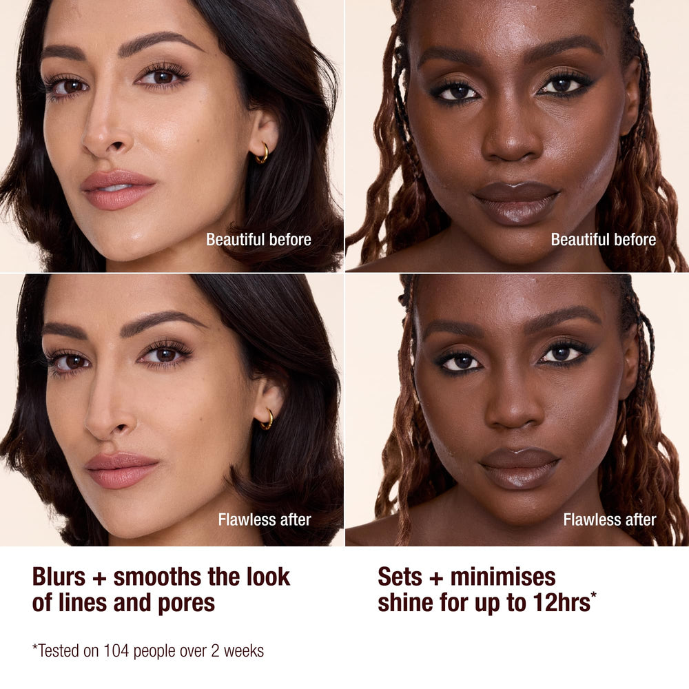 Charlotte Tilbury ingredients rose wax and almond oil spotlighting hydration benefit