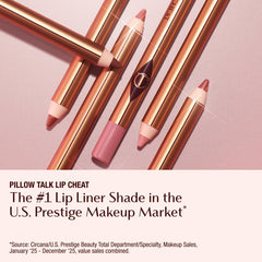 Charlotte Tilbury lip liner texture close-up showing creamy glide for smooth application benefit