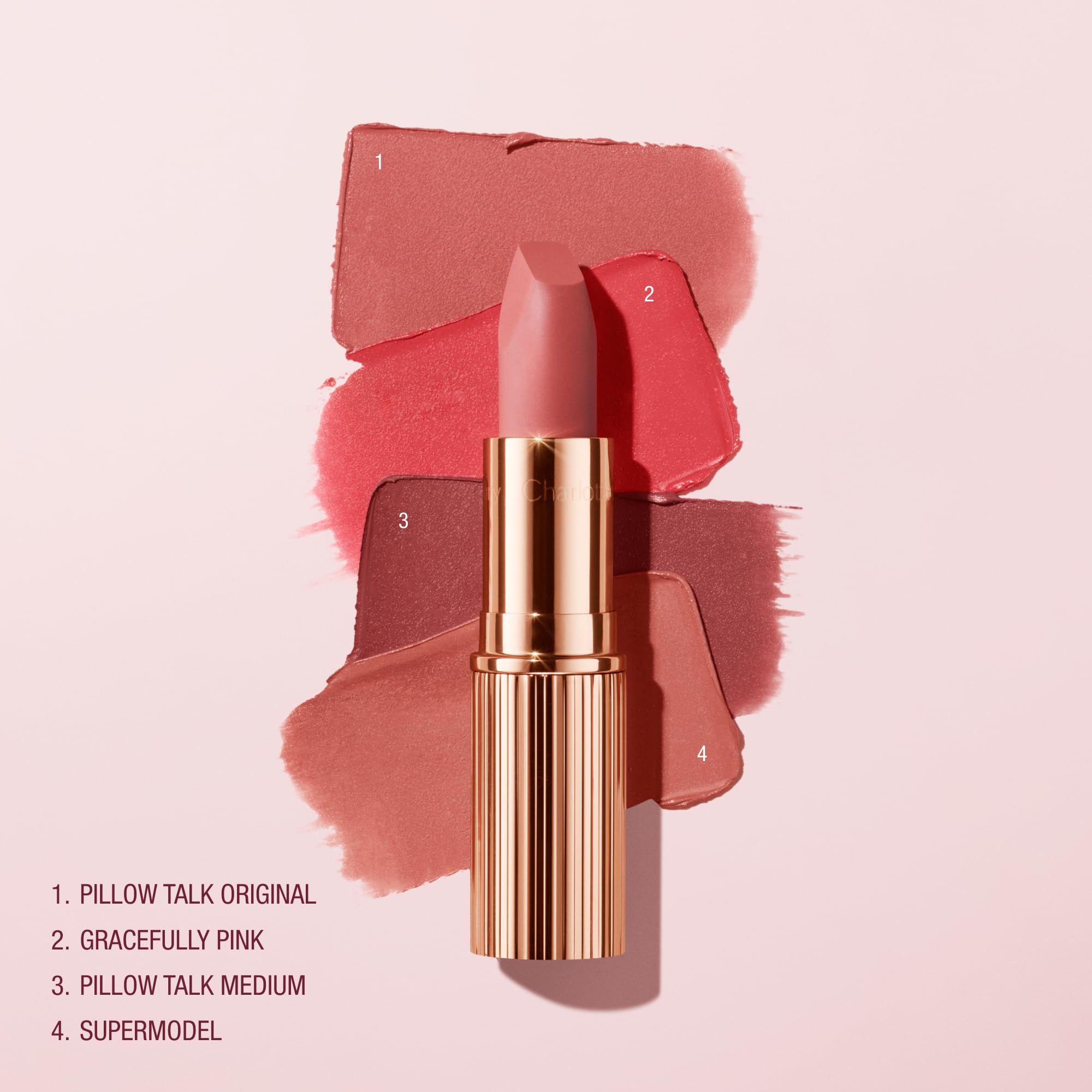 Charlotte Tilbury size comparison next to coin illustrating travel-friendly size