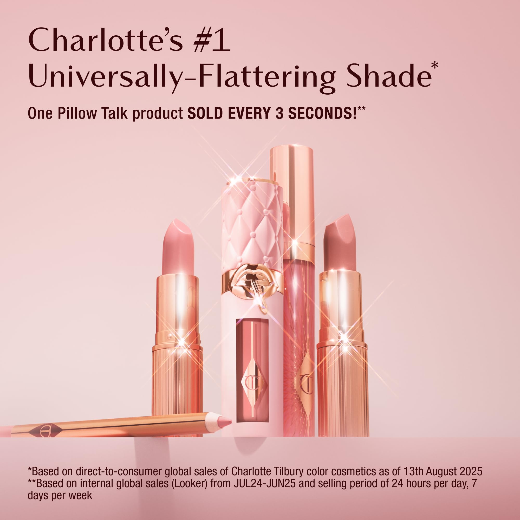 Charlotte Tilbury close-up of square-angled tip for exact lip definition