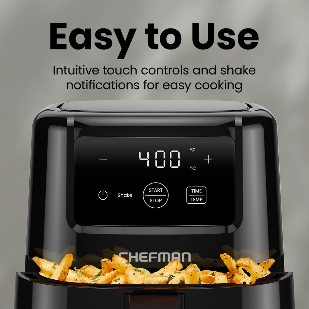 Chefman nonstick basket surface detail for easy food release and washing