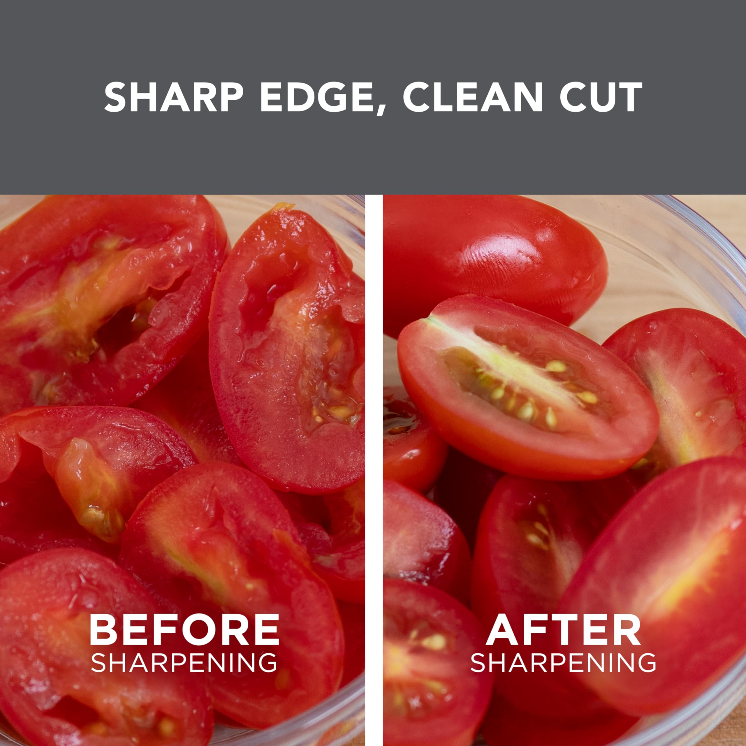 Chef's Choice 15XV side close-up of precision angle guides for consistent sharpening benefit