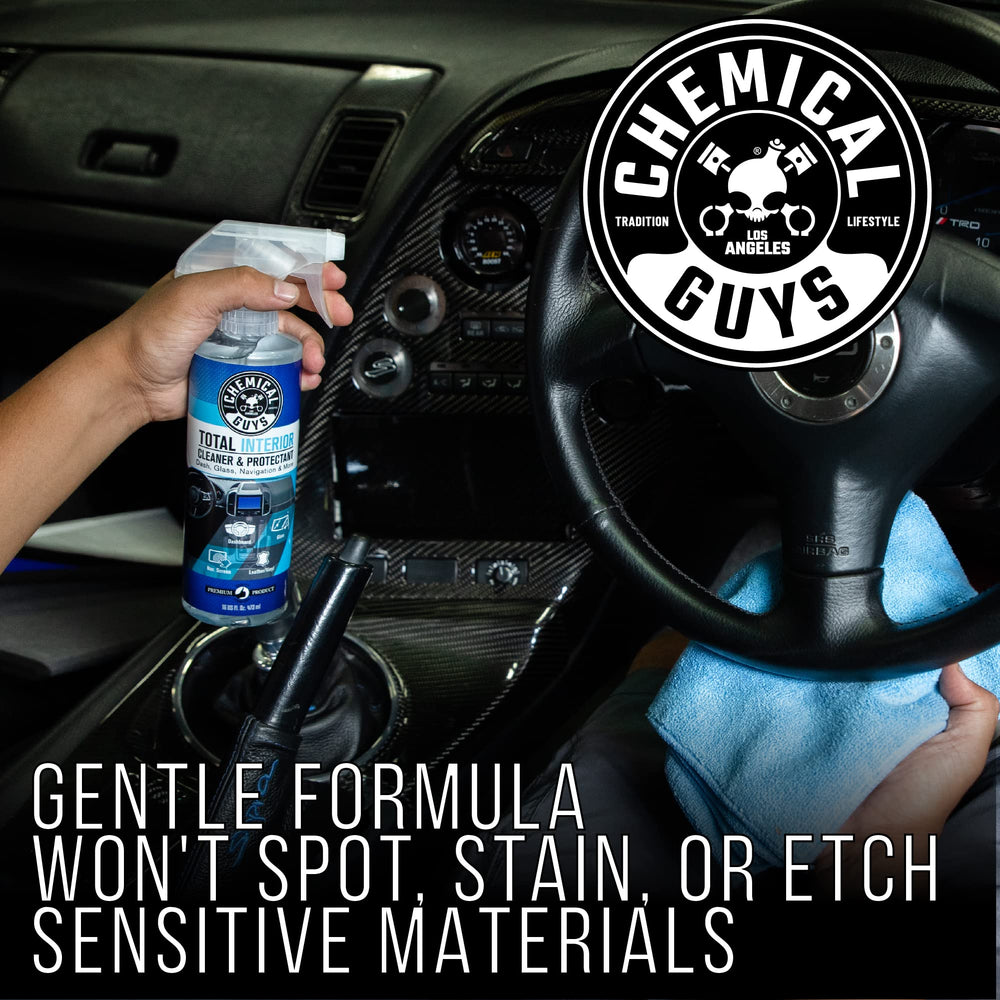 Chemical Guys door panel restored finish highlighting natural sheen and protection