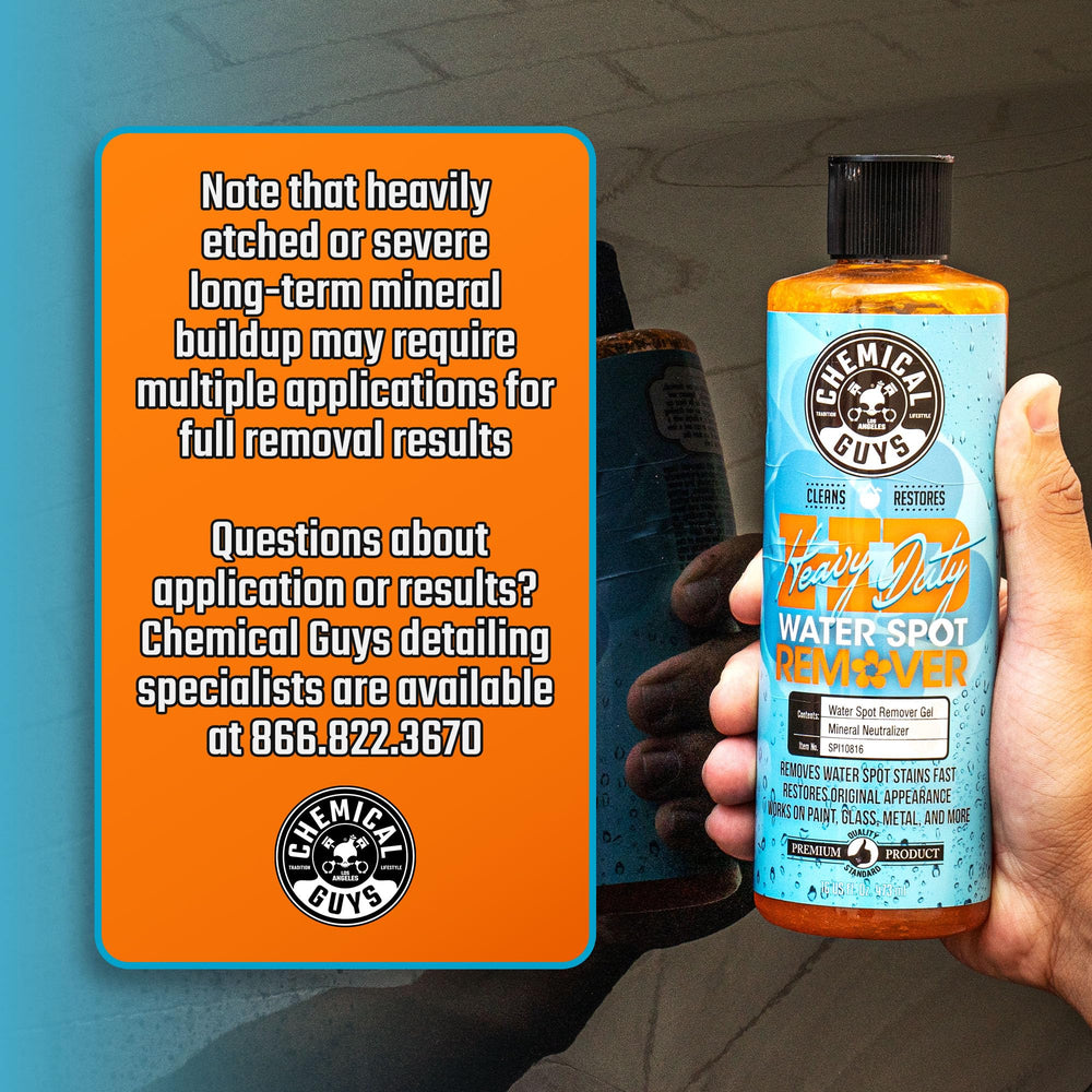 Chemical Guys-treated panel after waxing with improved adhesion and shine
