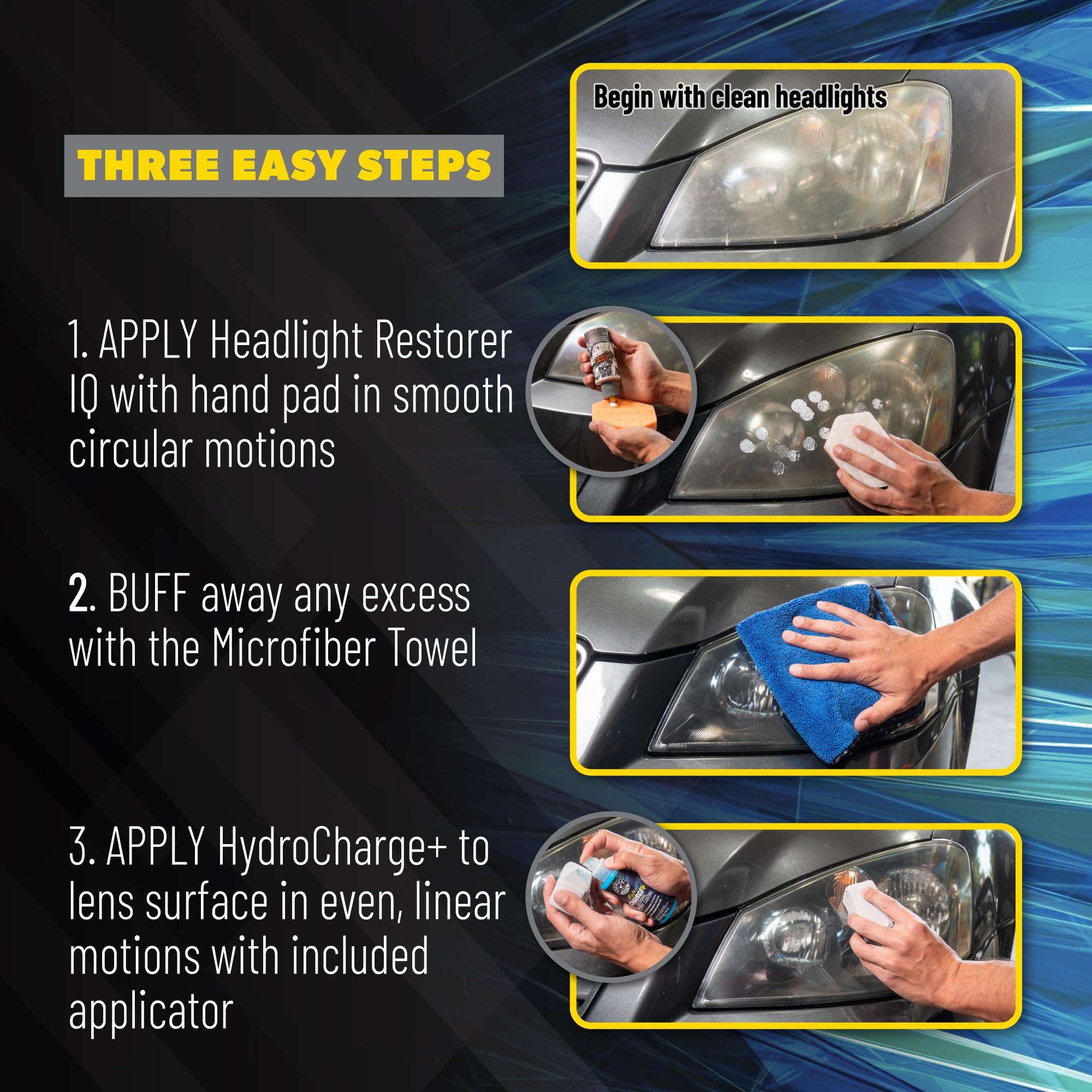 Chemical Guys polisher in use demonstrating faster oxidation removal