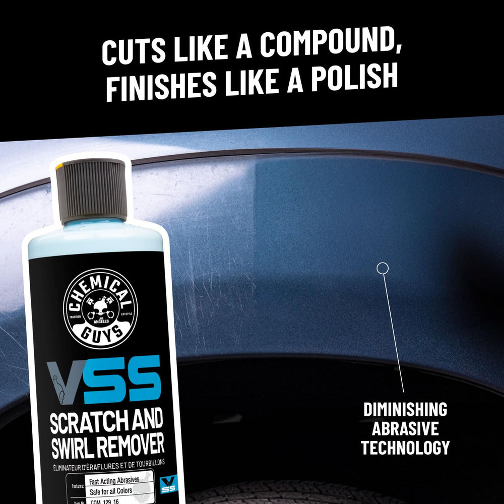 Chemical Guys VSS on polishing pad ready to cut defects efficiently