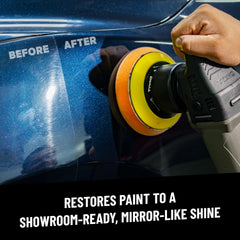 Chemical Guys VSS being used with polisher restoring paint clarity