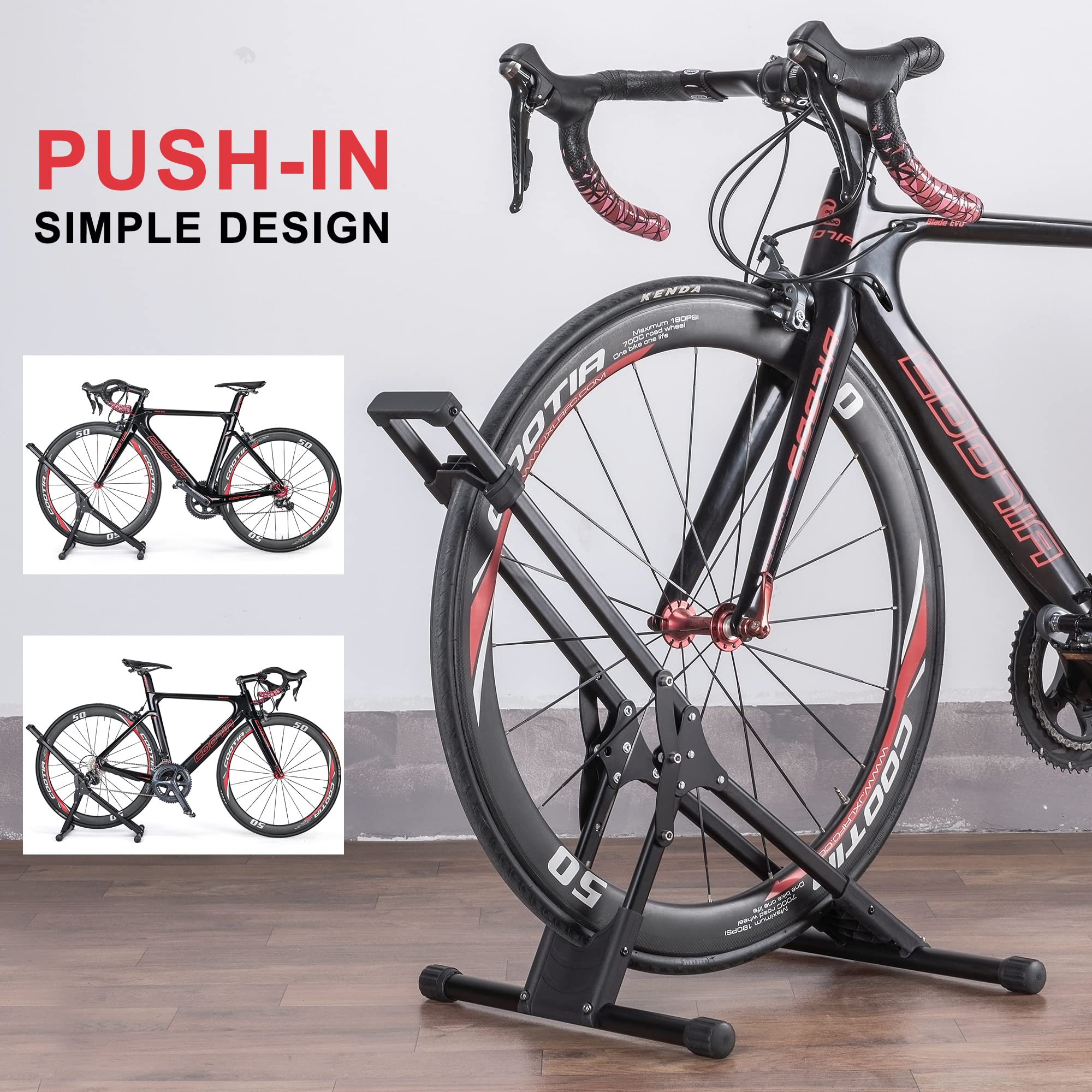 CHEPARK compact stand in garage saving floor space