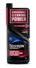 Chevron label close-up highlighting PEA chemistry and cleaning performance benefit