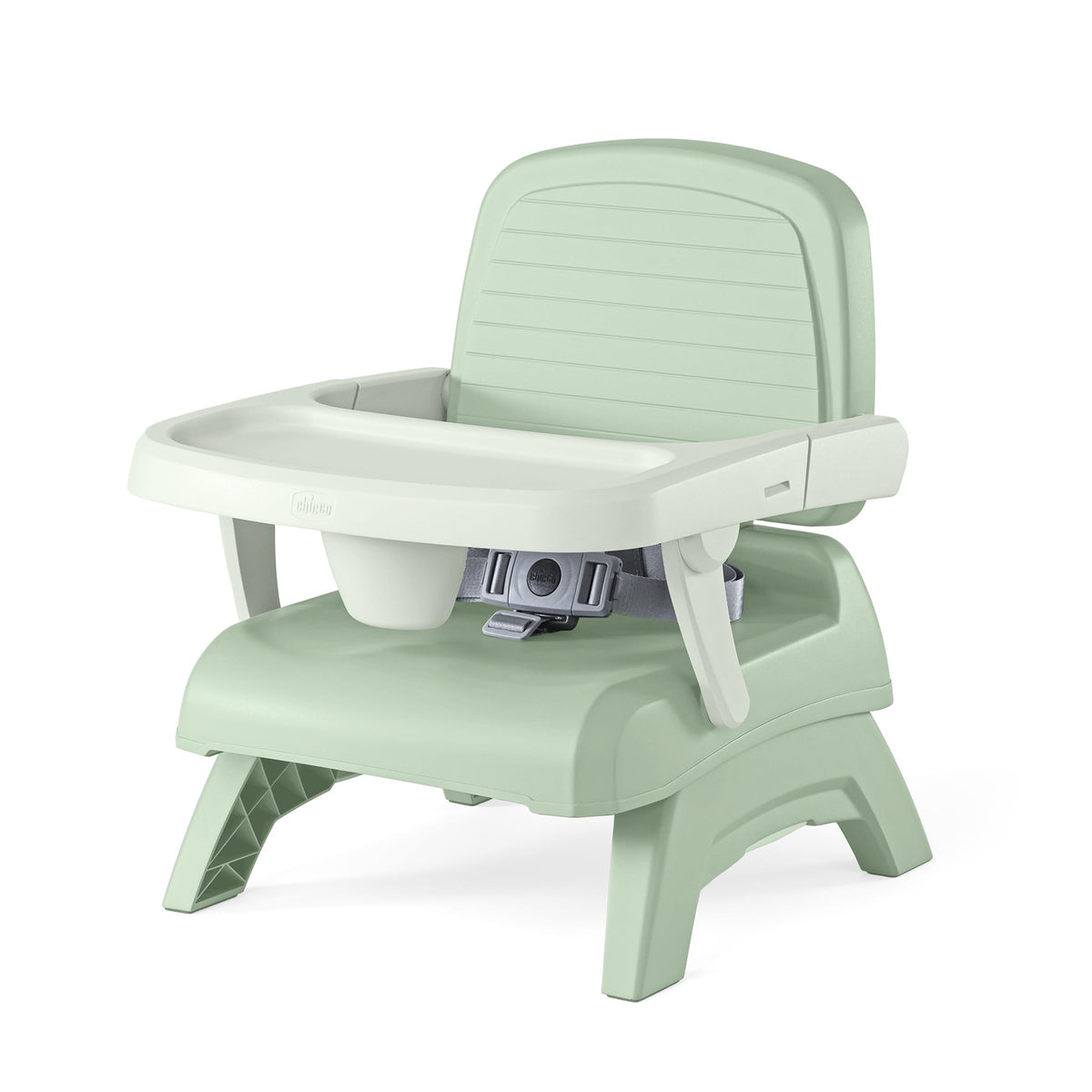 Chicco front view of Bento Booster showing stable seating and easy access