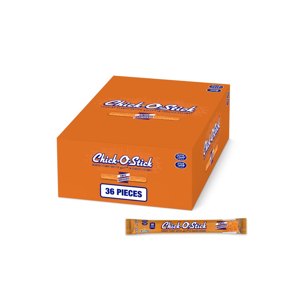Chick o stick front packaging shows box and count for easy recognition and sharing