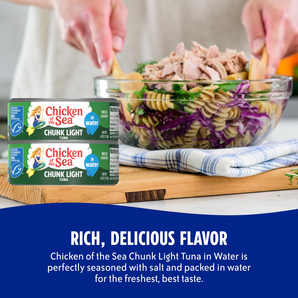 Chicken of the Sea tuna sandwich prepared for quick portable meal
