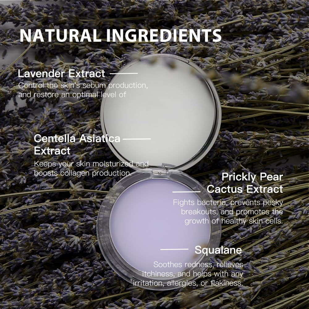 Chillab ingredients label closeup listing lavender, squalane, and centella benefits