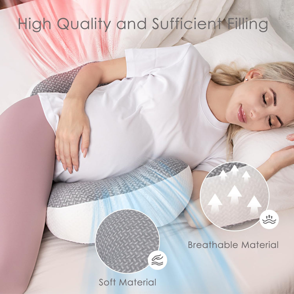 Chilling Home side profile showing 30-degree slope for growing belly support