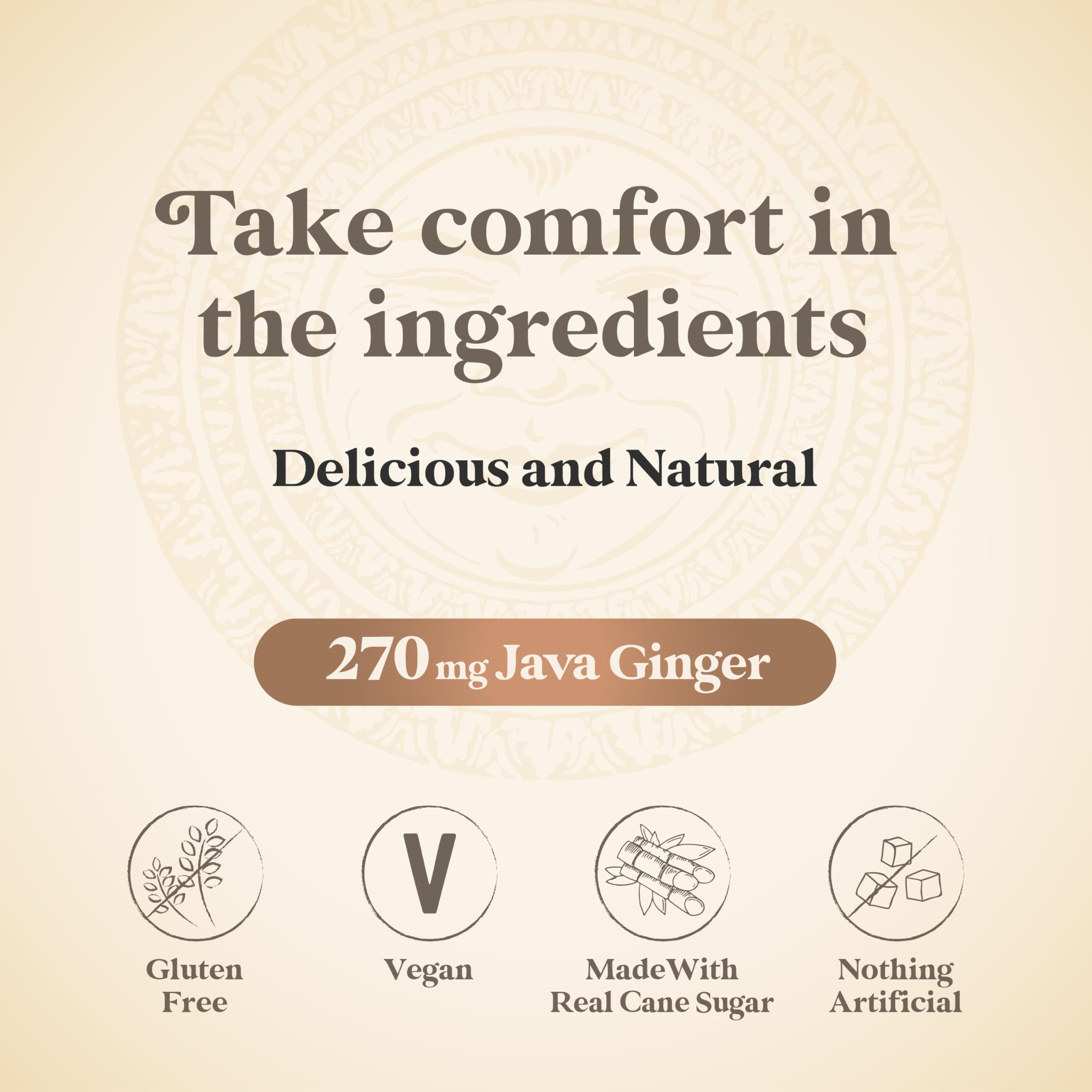 Chimes nutrition and ingredients label close-up to show transparency and sourcing