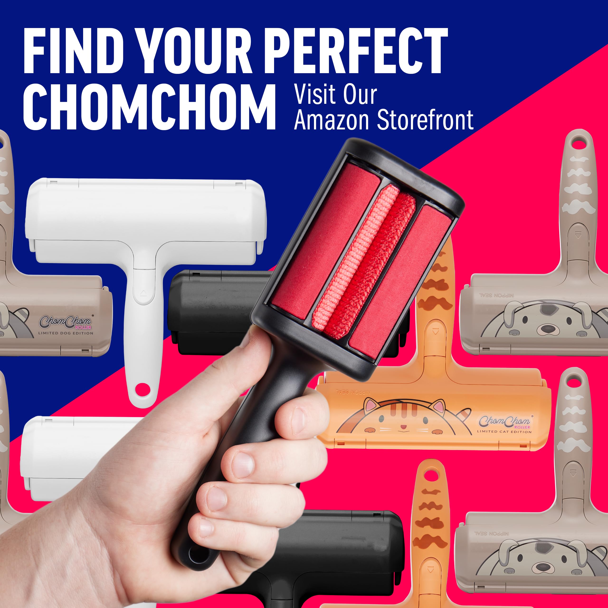 ChomChom Roller packaged in travel kit showing on-the-go readiness benefit