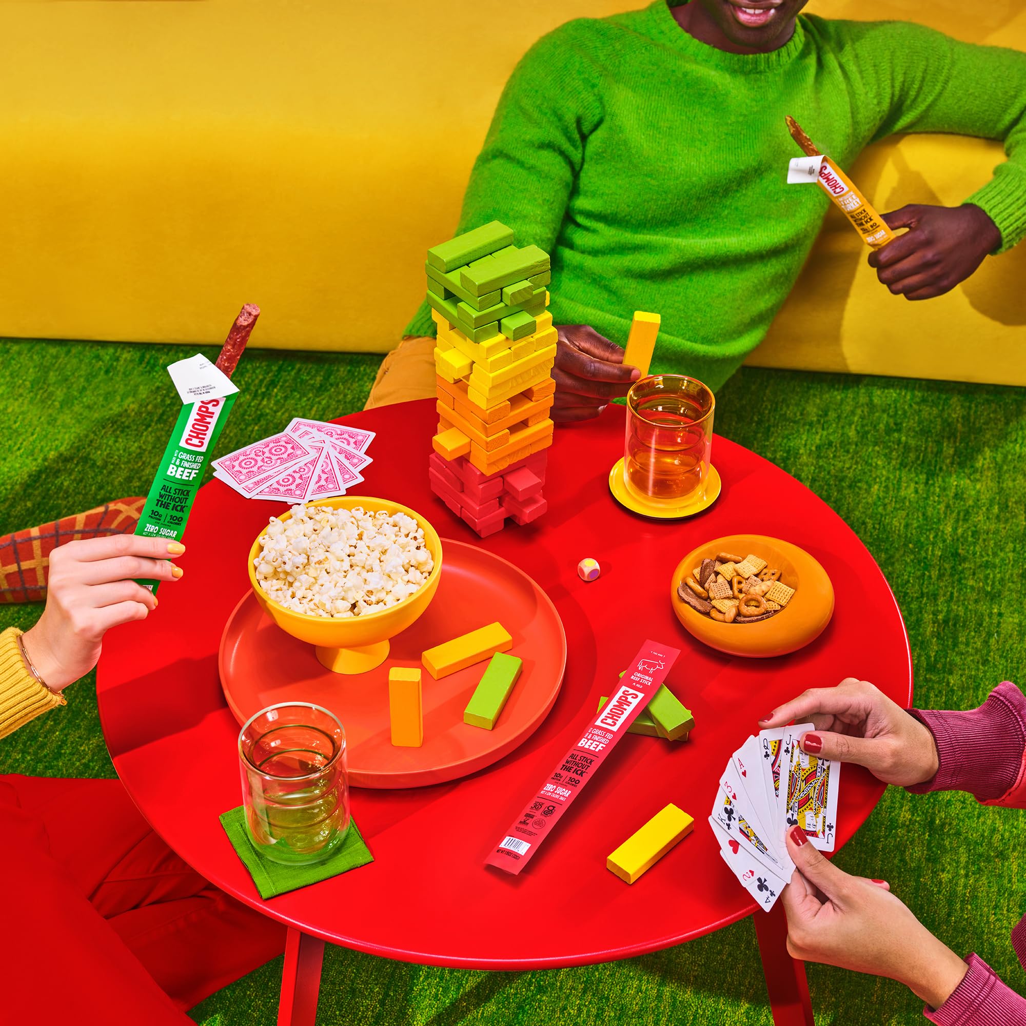 Chomps family-owned brand badge conveying small-business authenticity and trust