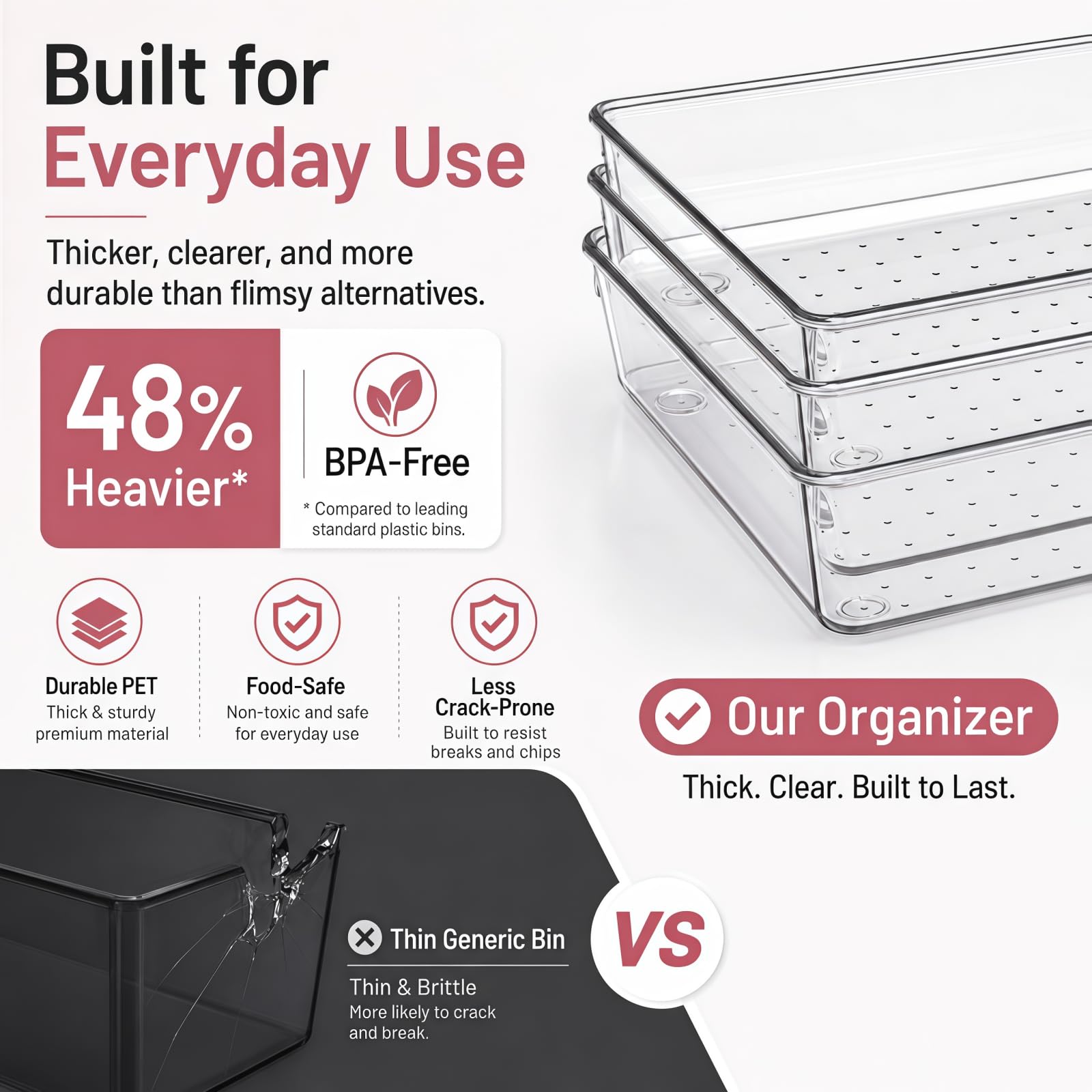 CHOWAY trays installed in a kitchen drawer keeping utensils accessible