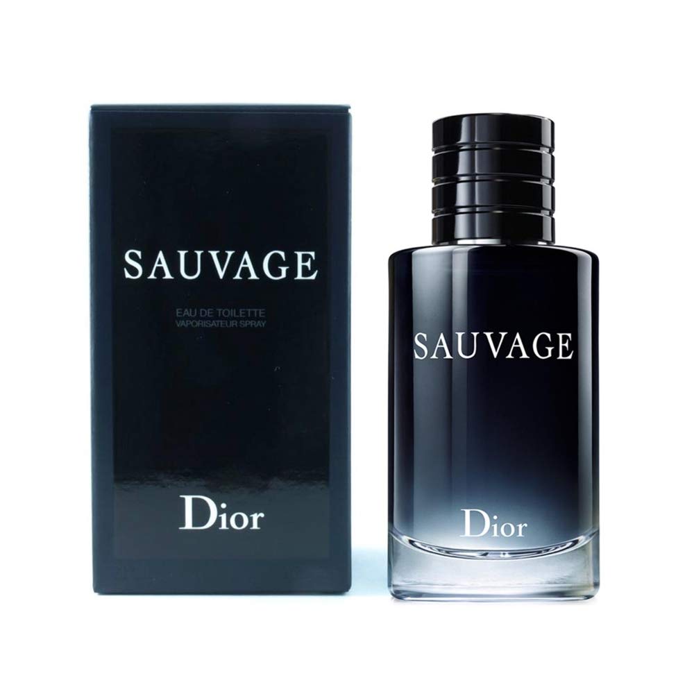 CHRISTIAN DIOR Sauvage bottle front view showing sleek design and benefit of easy display