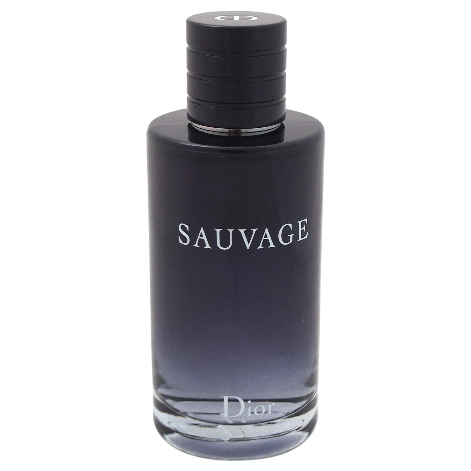 CHRISTIAN DIOR Sauvage cap and glass gradient close-up highlighting premium finish benefit
