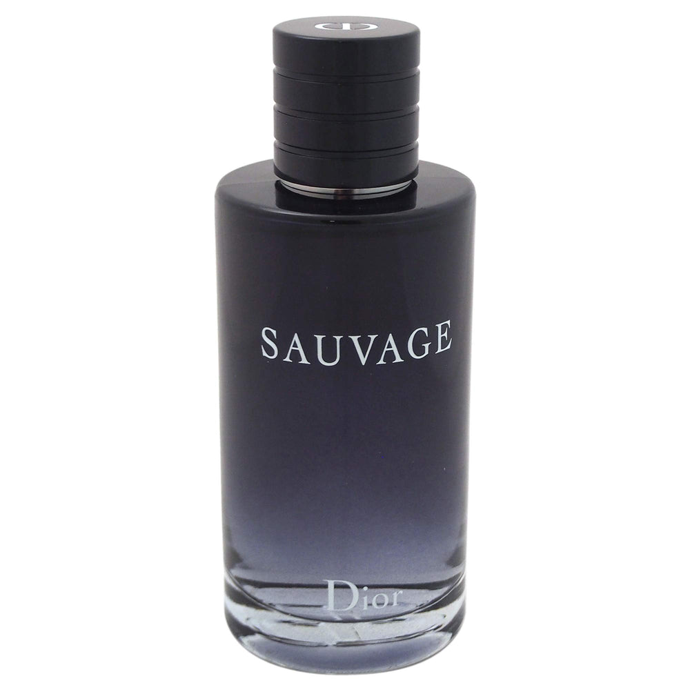 CHRISTIAN DIOR Sauvage cap and glass gradient close-up highlighting premium finish benefit