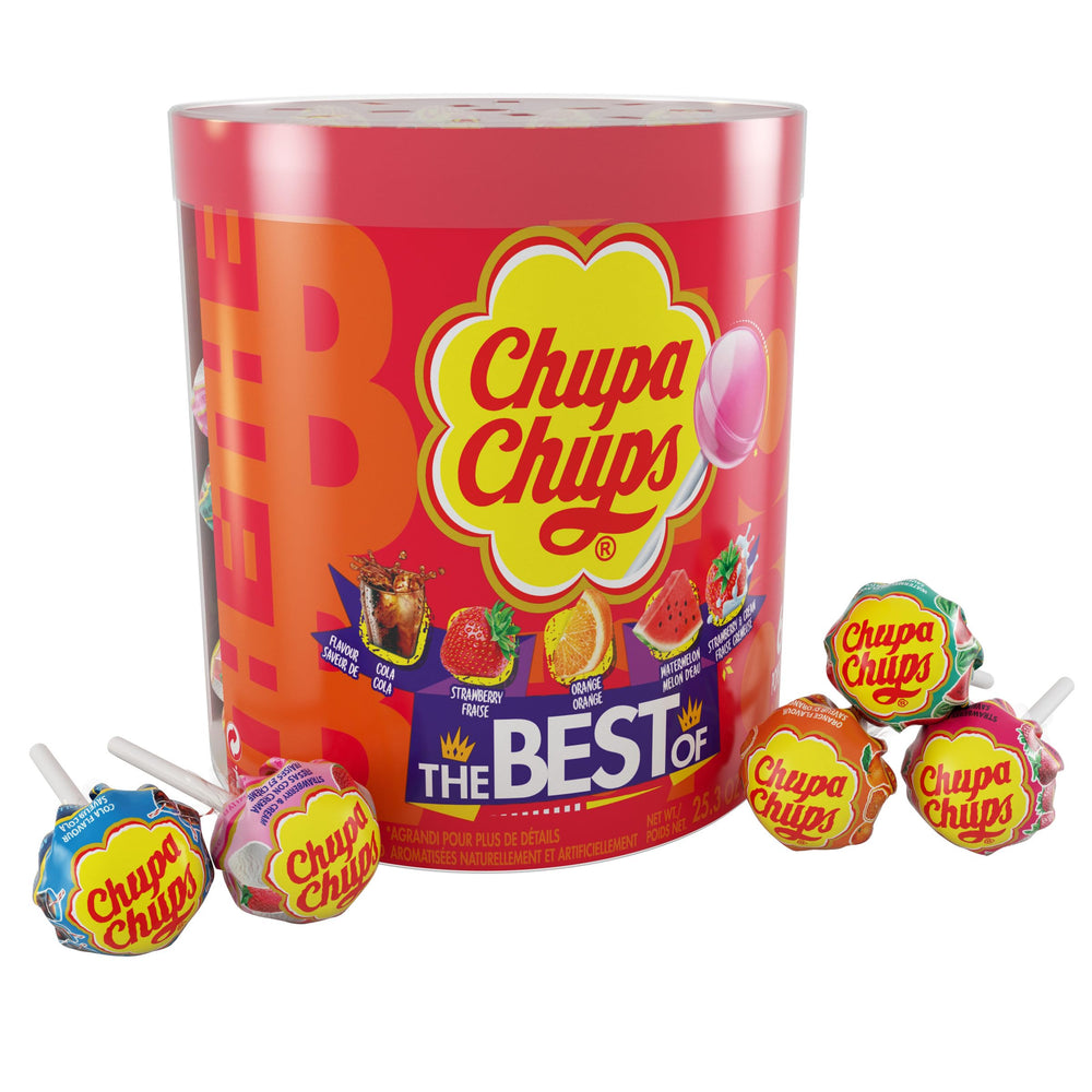Chupa Chups front drum showing colorful assortment and easy display