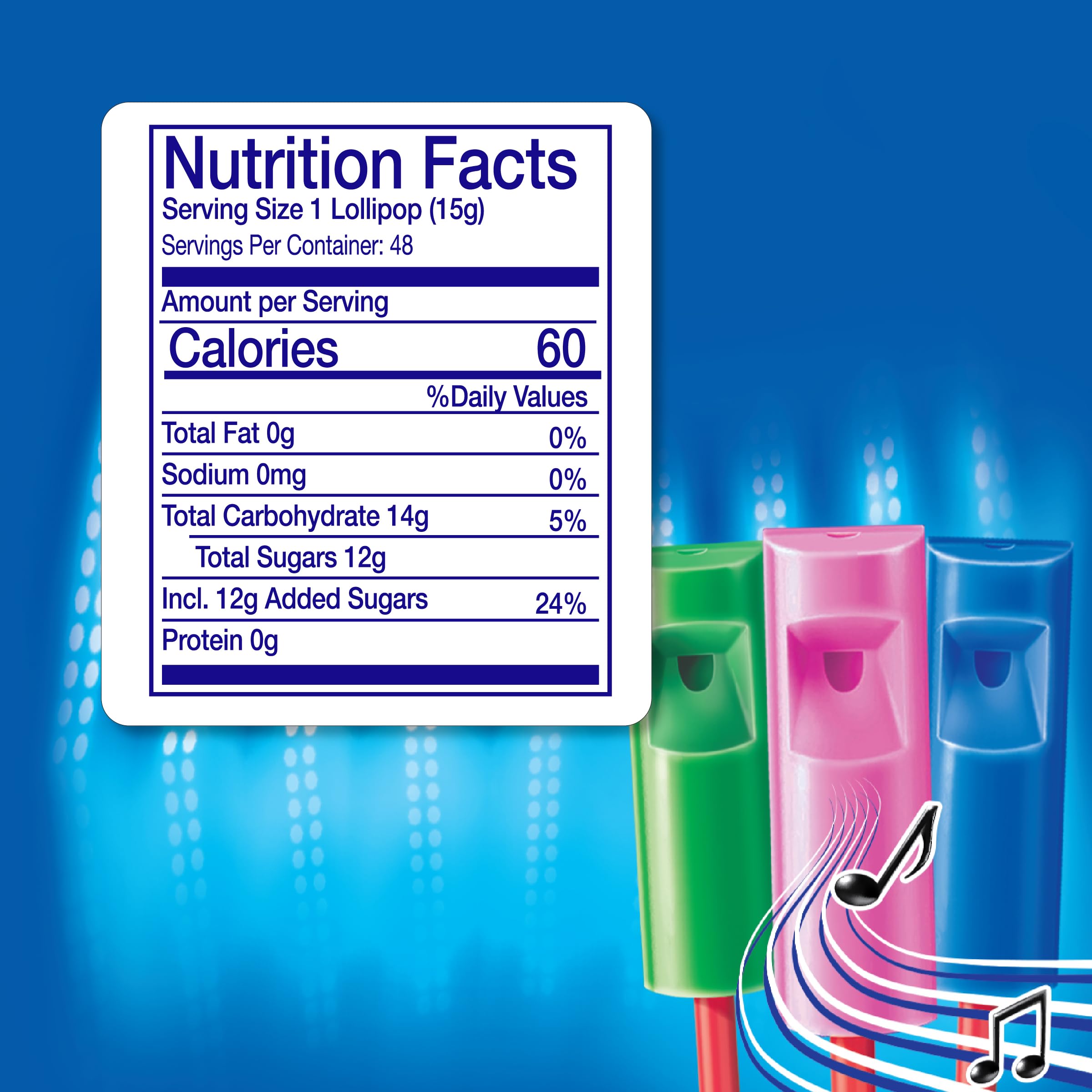 Chupa Chups individually wrapped Melody Pop emphasizing freshness and hygiene