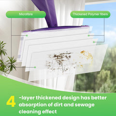 Chyodi pad texture close-up highlighting high-molecular fibers for absorbency