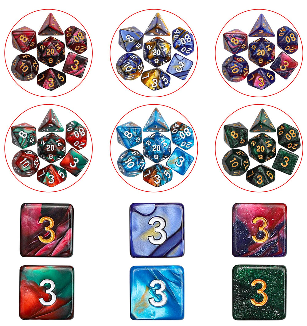 CiaraQ top-down array of all sets displaying color variety and quick player assignment