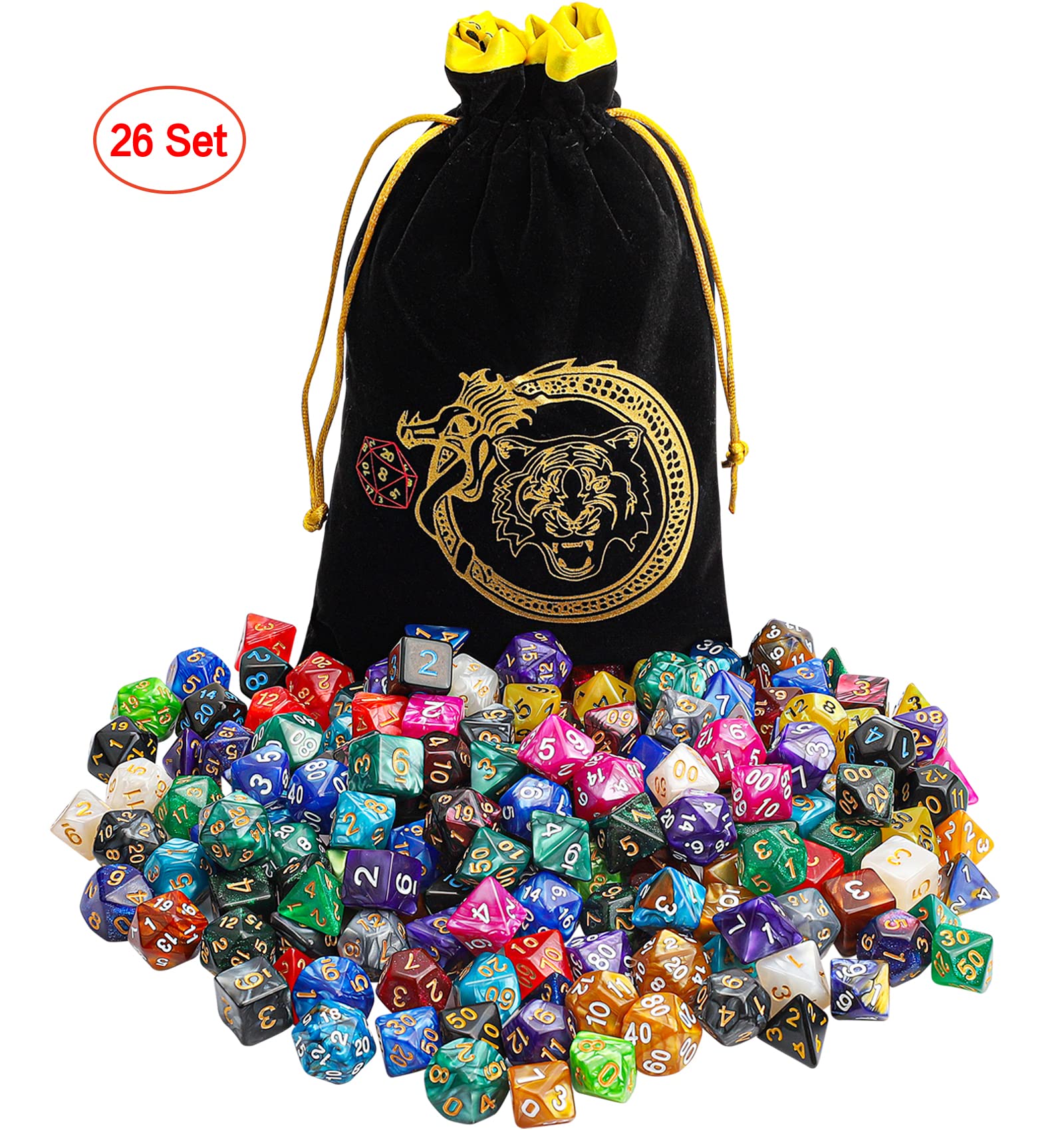 CiaraQ dice in hand showing standard size and comfortable grip for rolling