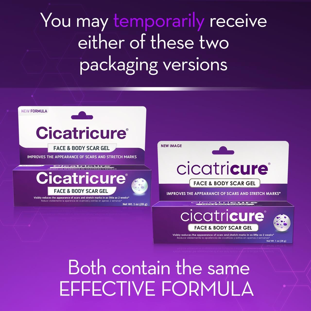 Cicatricure used by child and adult showing family-friendly use