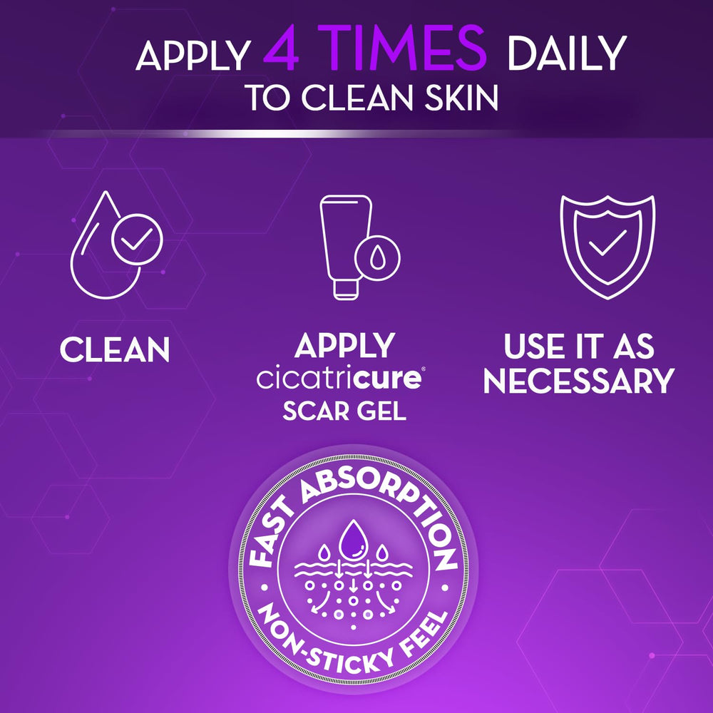 Cicatricure on bathroom counter lifestyle shot for daily routine
