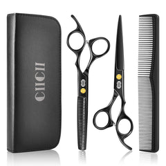 CIICII black shears front view showing sleek finish and professional look