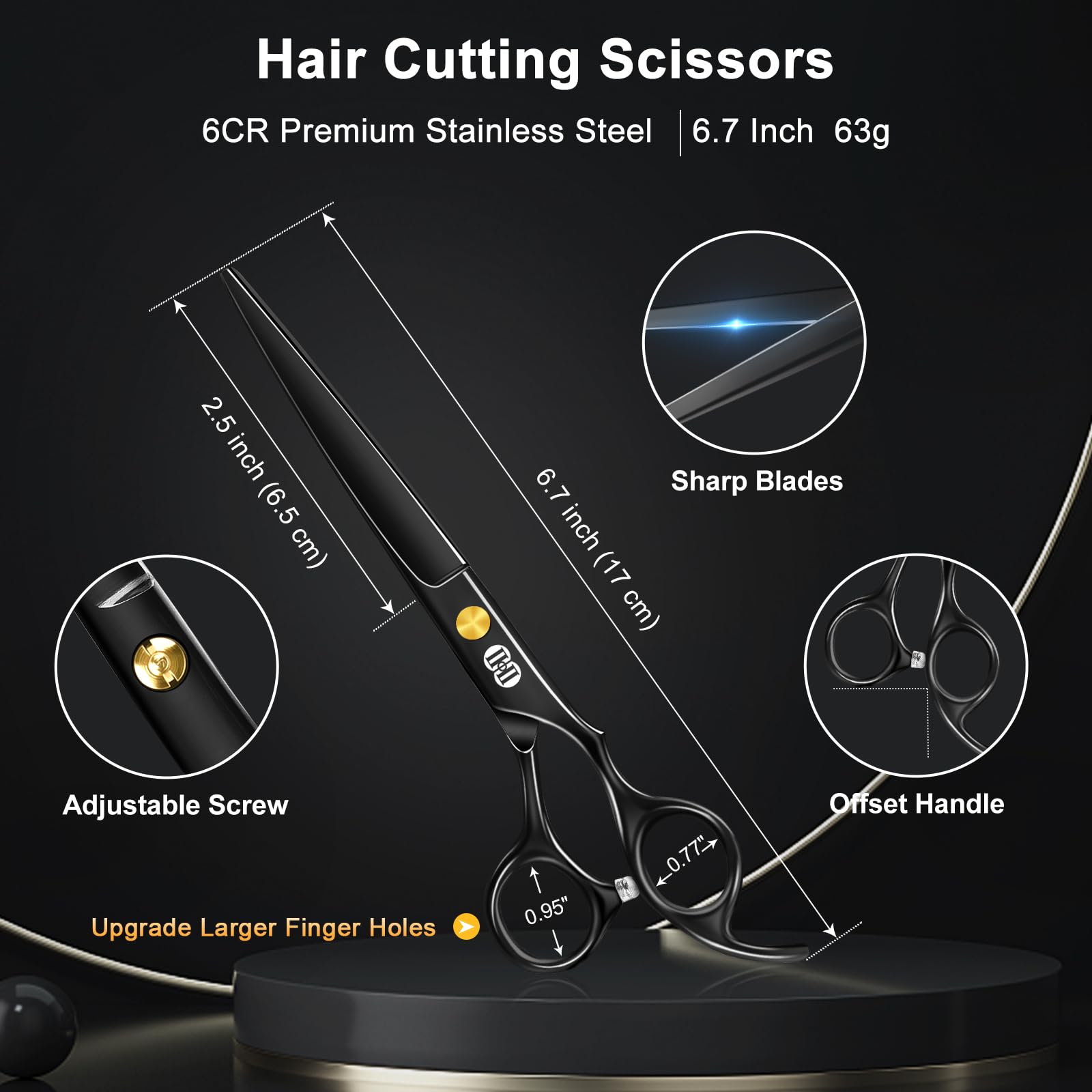 CIICII cutting blade closeup highlighting sharp polished edge for precision