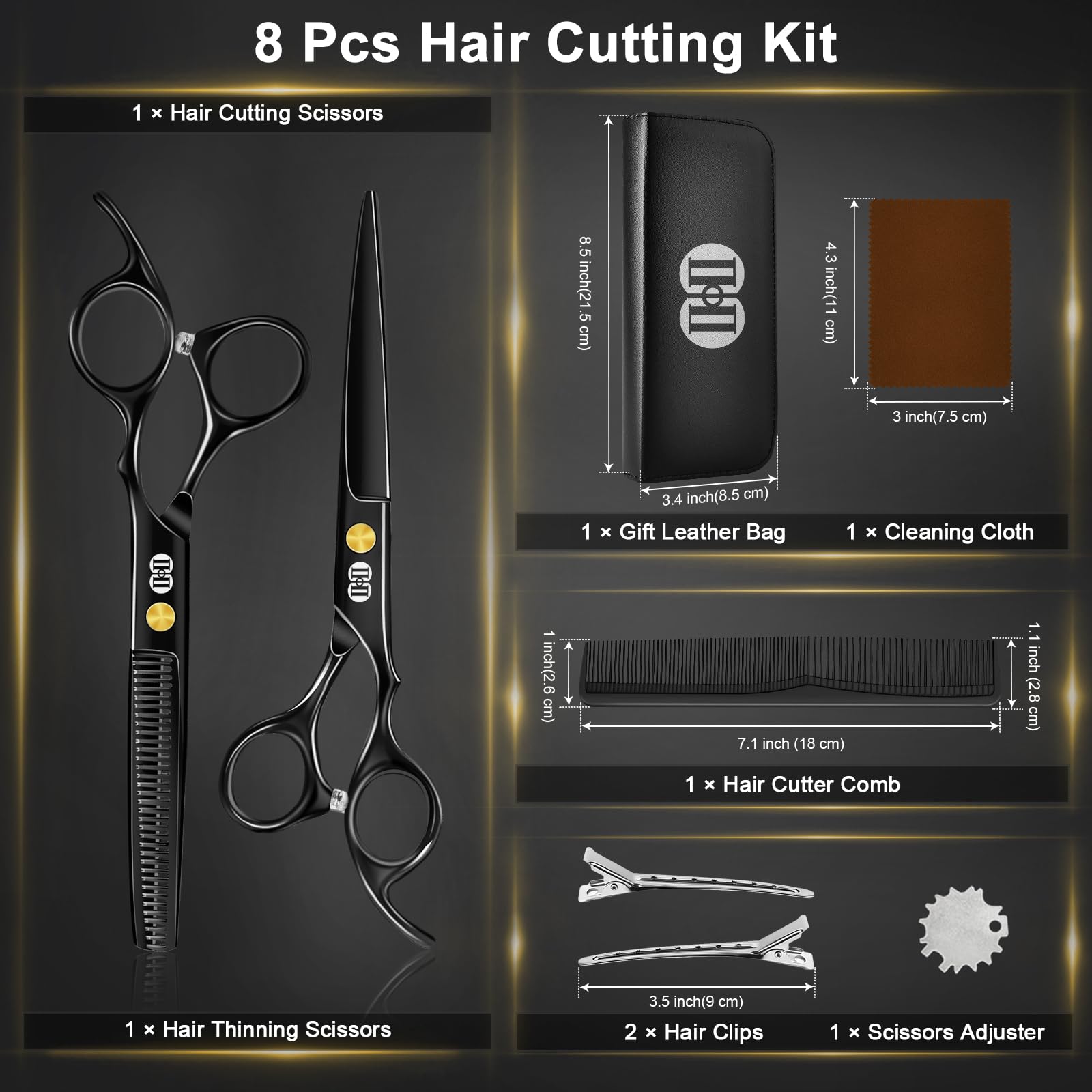 CIICII in use barber cutting hair showing smooth snips and comfortable grip