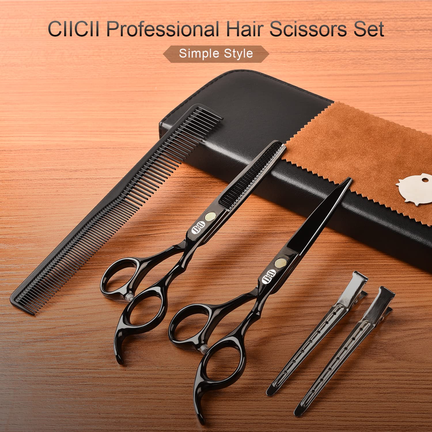 CIICII size comparison hand scale showing compact 6.7-inch portability
