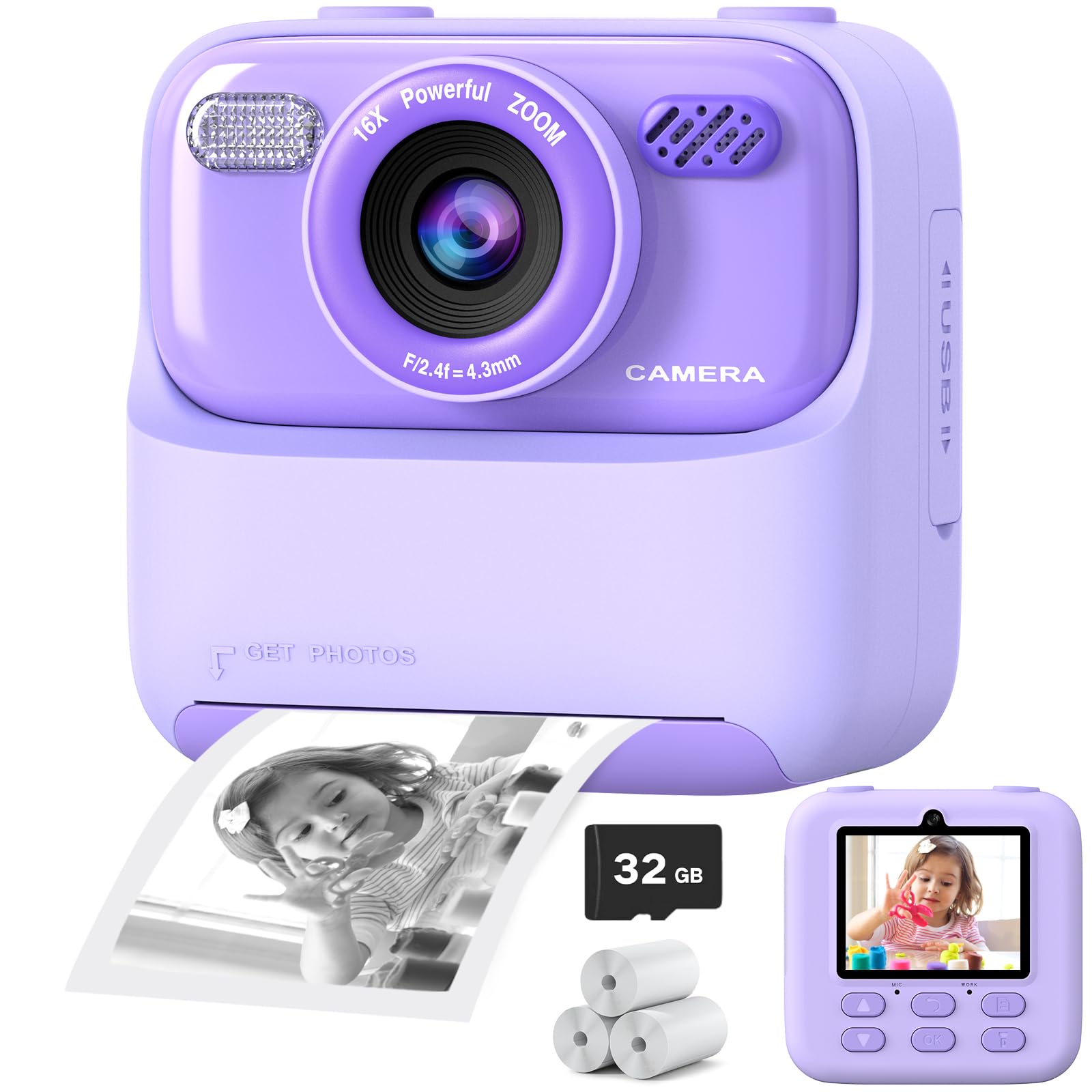 Cimizi front packaging showing camera and accessories, highlights easy gifting