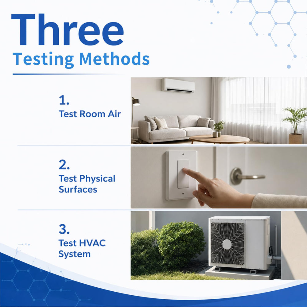 Ciormui swab and gloves detail for safe sample collection
