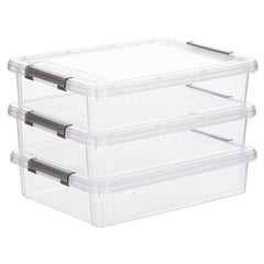 Citylife front view of three stacked bins showing compact protection