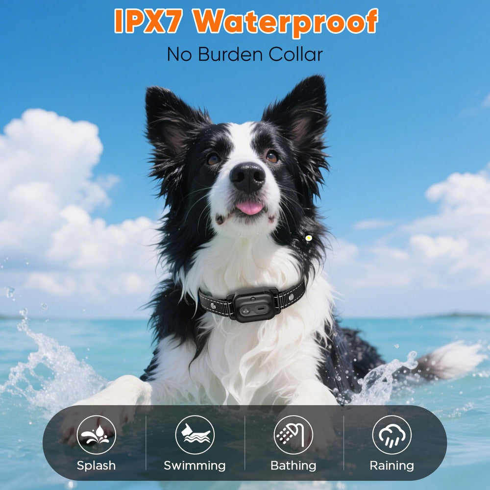 CIUZL receiver in splashing water showing IPX7 waterproofing for all-weather training