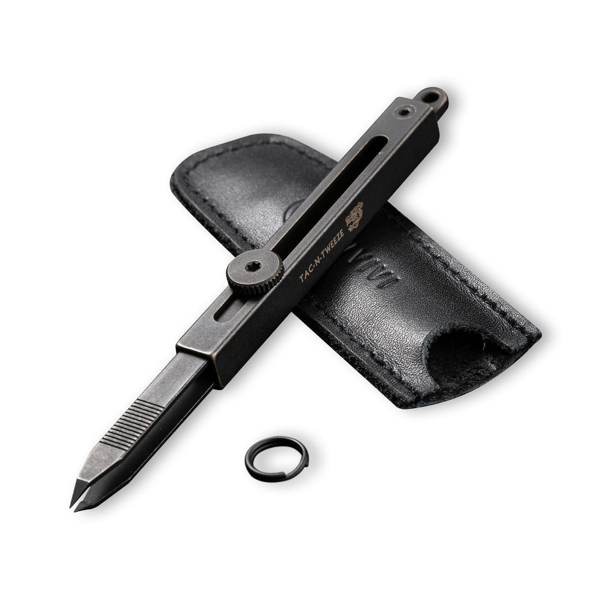 CIVIVI tweezers front closed showing compact carry and secure profile