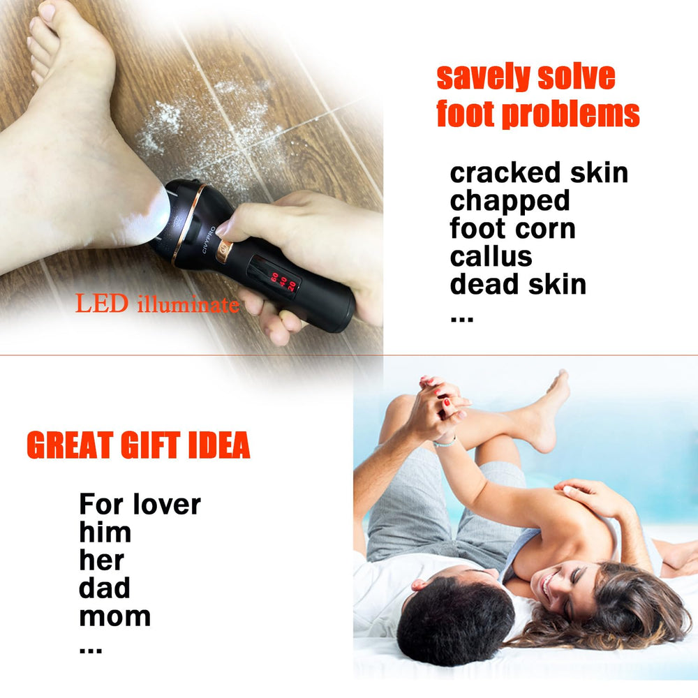 CIVYPRO lifestyle scene on bedside table showing convenient at-home foot care