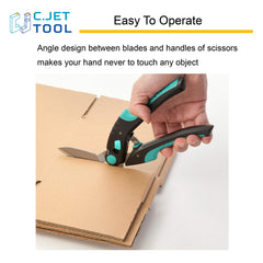 C.JET TOOL flat-bottom blade parallel to floor protecting subfloor surfaces