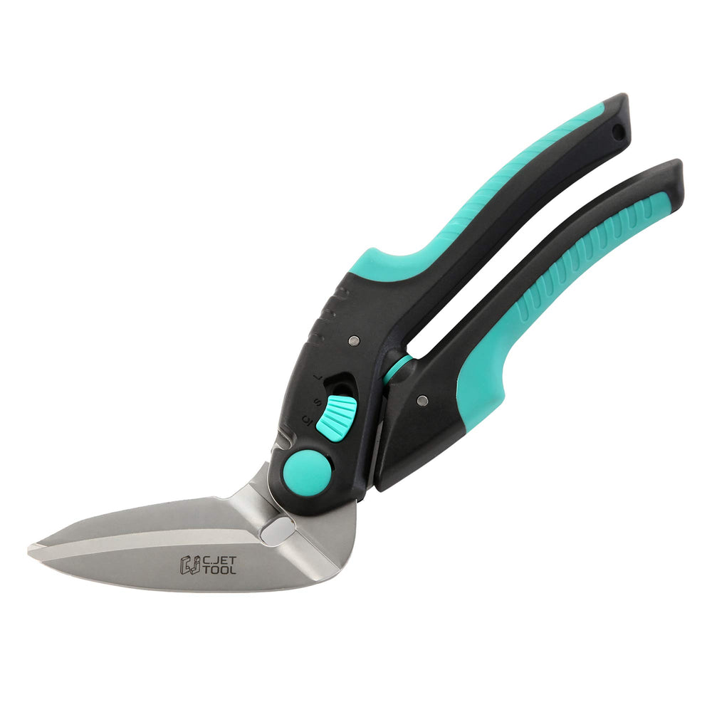 C.JET TOOL front view with turquoise handle showing durable design and grip