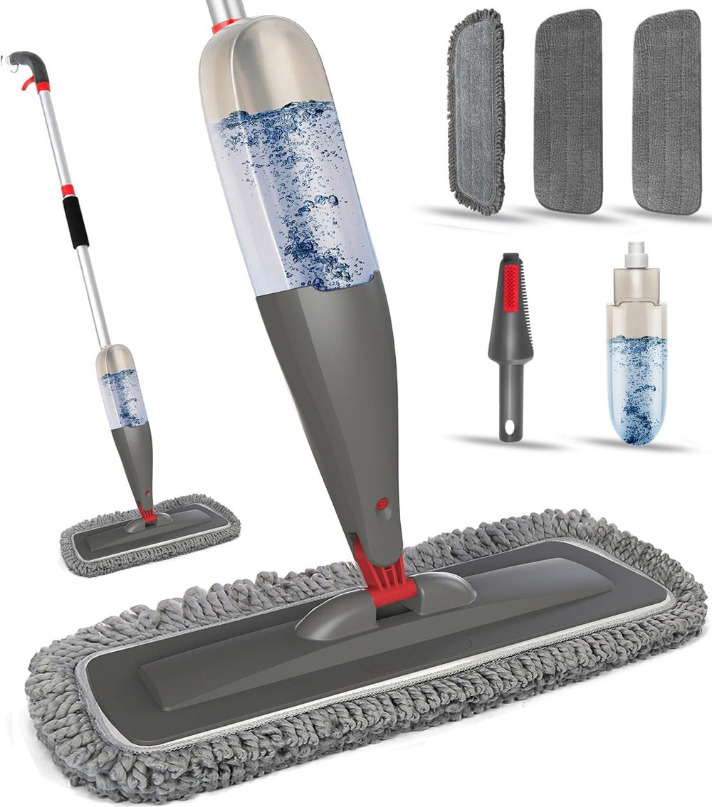 CLDREAM spray mop front view showing compact design and convenience