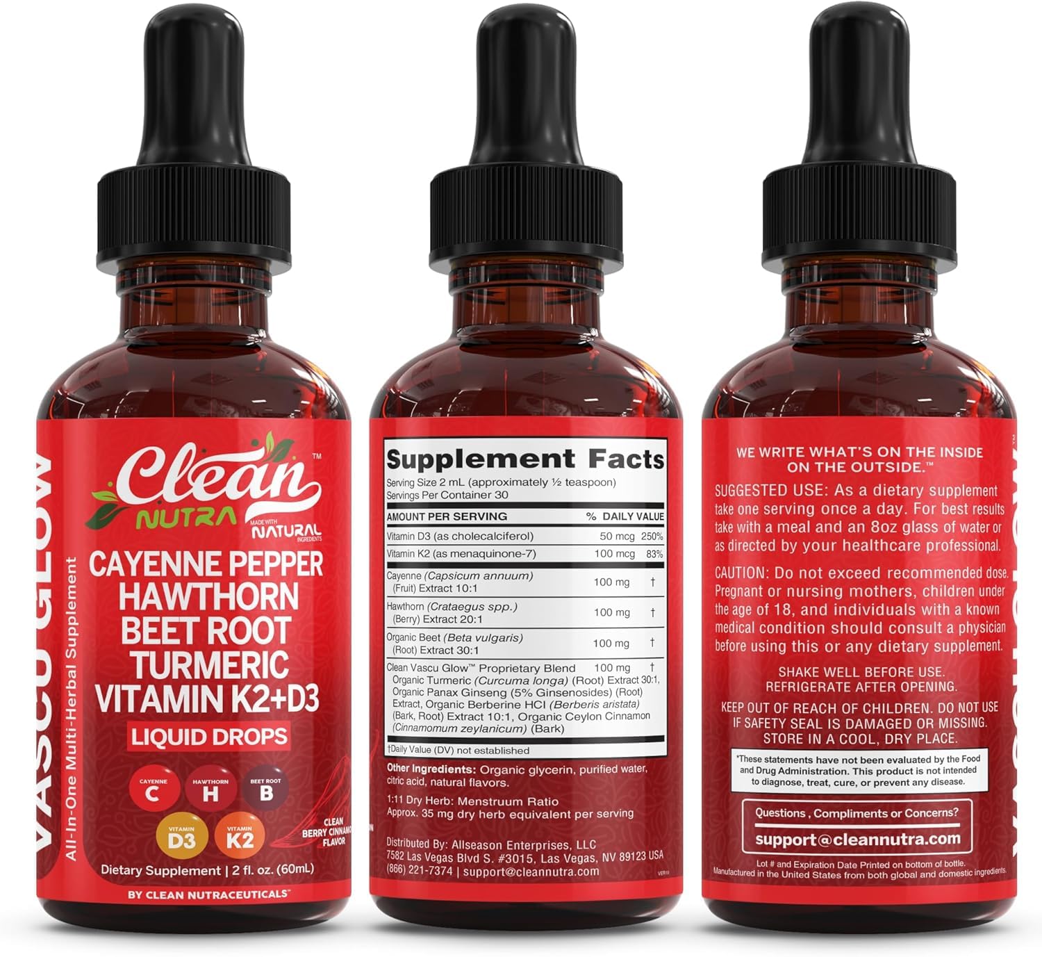 Clean Nutraceuticals arranged herbs and roots highlighting natural blend